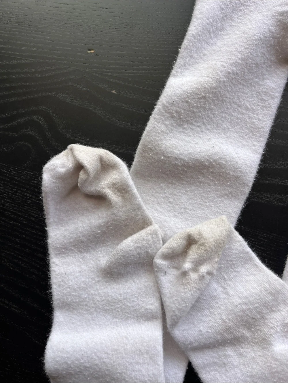 Tights white knit